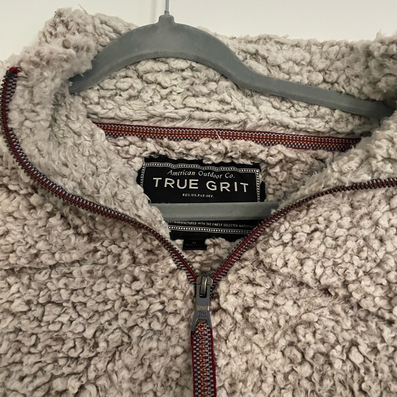 Men’s True Grit Original Frosty Tipped Pile 1/2 Zip Pullover, Extra Large - Picture 2 of 4